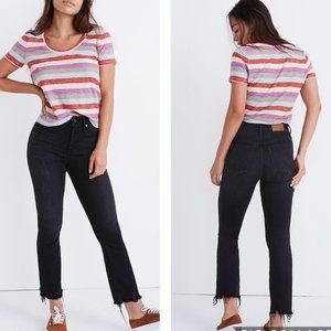 Madewell Black Curvy Cali Demi Boot Jeans